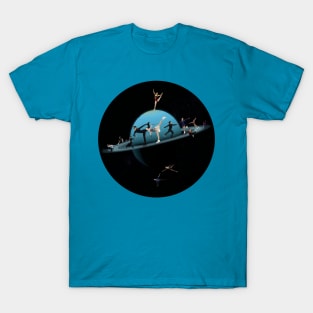 Space Figure Skating T-Shirt